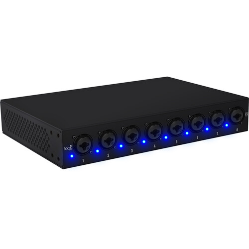 Flock Audio CX 8-Channel Mic/Line Level Adjuster, Booster, and Preamplifier