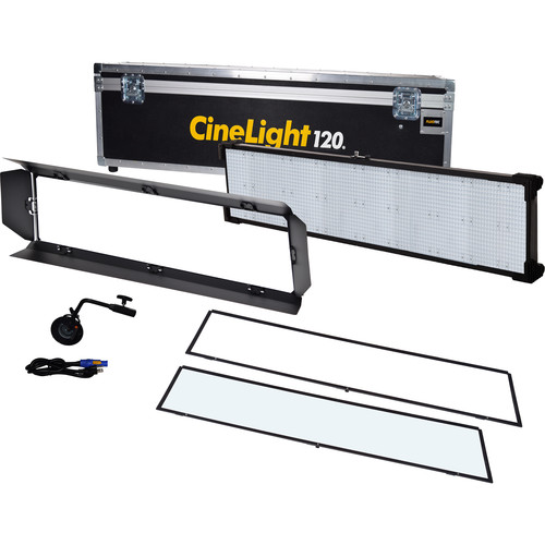 Fluotec Cinelight Studio 120 LED Panel Long-Throw Light Kit with Bracket & Flight Case