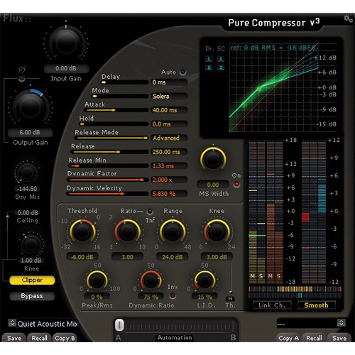 FLUX Pure Compressor v3 +AAX DSP - Compressor Plug-In (Download)