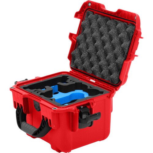 Foama Carry-On Case with Foam Insert for DJI Neo Fly More Combo (Red/Blue, 8.8L)