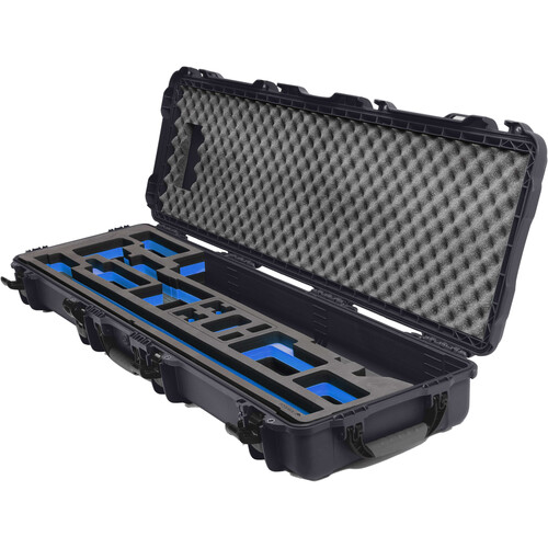 Foama Hard Case with Foam Insert for DJI D-RTK 2 Mobile Station (Graphite/Blue, 74L)
