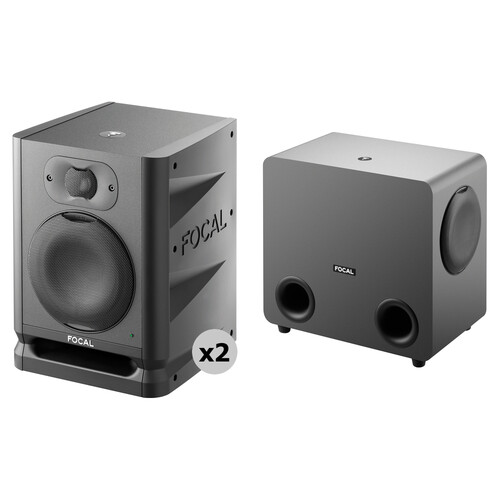 Focal Alpha 50 Evo Active 5" Monitors and Sub One Subwoofer Kit