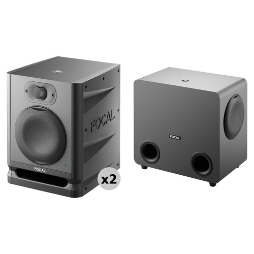 Focal Alpha 65 Evo Active 6.5" Monitors and Sub One Subwoofer Kit