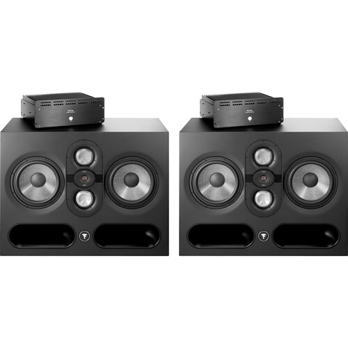 Focal Utopia Main 212 3.5-Way Studio Monitor and Amp Bundle (Pair)