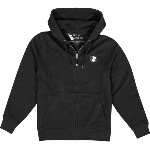 FOCUS RAT Zipper Hoodie (2XL, Black)