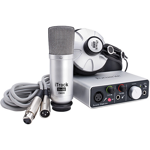 Focusrite iTrack Studio (Lightning) - Recording Kit for Compatible iPad, Mac, PC