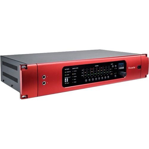 Focusrite RedNet 4 - Dante Equipped 8 Microphone Preamp REDNET-4