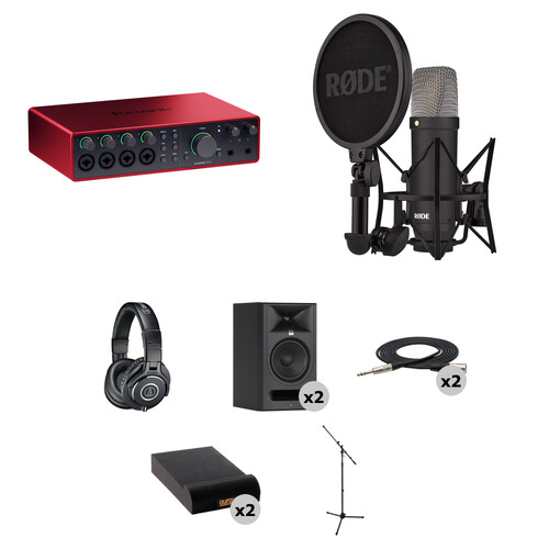 Focusrite Scarlett 18i16 USB-C Audio/MIDI Interface Home Studio Kit (4th Generation)