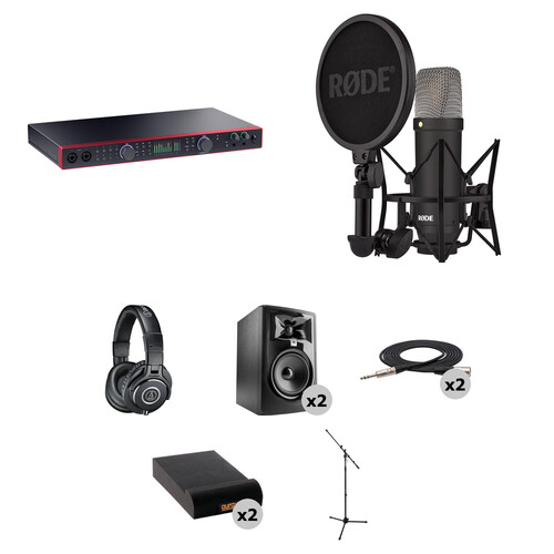 Focusrite Scarlett 18i20 USB-C Audio/MIDI Interface Home Studio Kit (4th Generation)