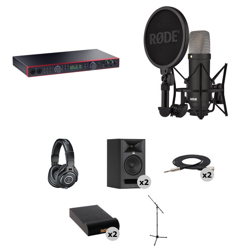Focusrite Scarlett 18i20 USB-C Audio/MIDI Interface Home Studio Kit (4th Generation)