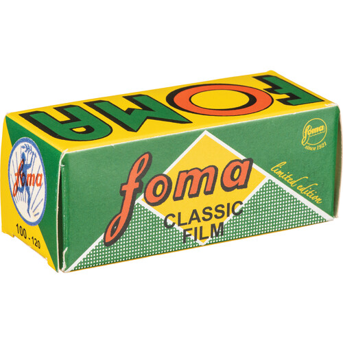 Foma Fomapan Retro 100 Black & White Negative Film (120 Roll Film)