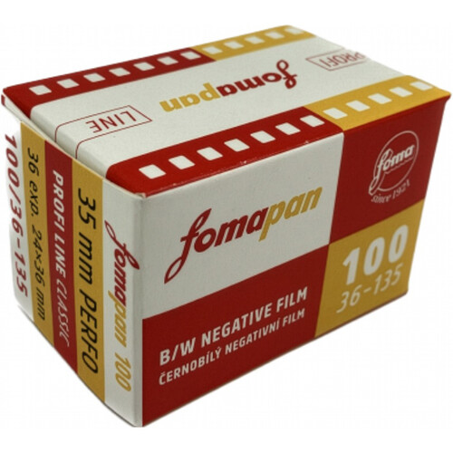 Foma Fomapan 100 Retro Edition Black and White Negative Film (35mm Roll Film, 36 Exposures)