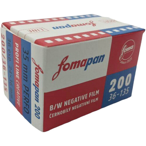 Foma Fomapan 200 Retro Edition Black and White Negative Film (35mm Roll Film, 36 Exposures)