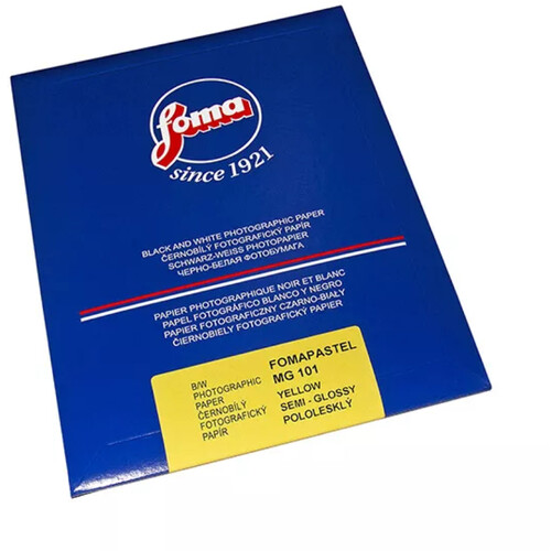Foma FomaPastel MG Black & White Photo Paper (Semigloss, Yellow Tone, 12 x 16", 10 Sheets)