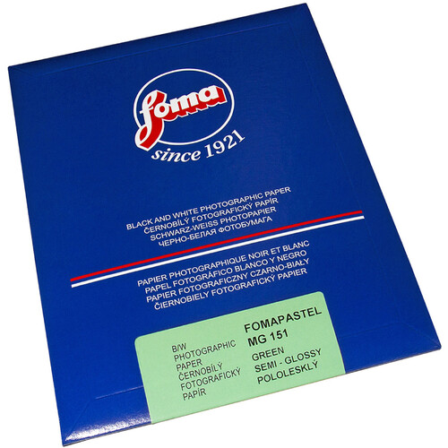 Foma FomaPastel MG Black & White Photo Paper (Semigloss, Green Tone, 20 x 24", 10 Sheets)