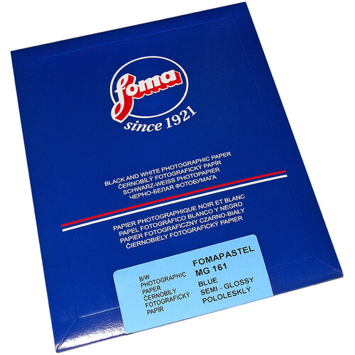Foma FomaPastel MG Black & White Photo Paper (Semigloss, Blue Tone, 8 x 10", 10 Sheets)
