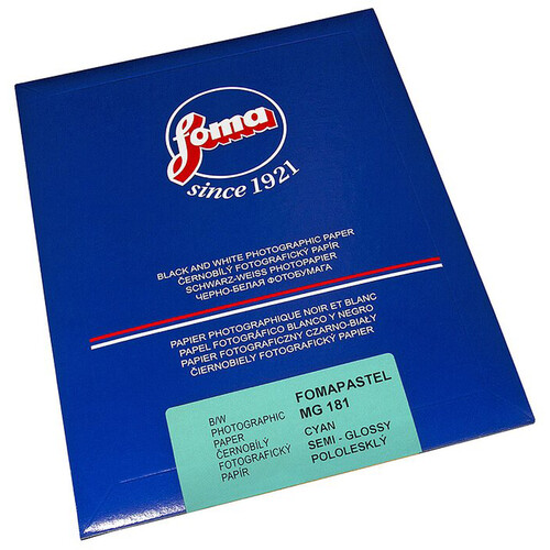 Foma FomaPastel MG Black & White Photo Paper (Semigloss, Cyan Tone, 8 x 10", 10 Sheets)