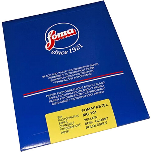 Foma FomaPastel MG Black & White Photo Paper (Semigloss, Yellow Tone, 8 x 10", 10 Sheets)