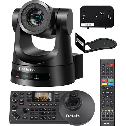 FoMaKo BH301 HDMI PTZ Camera Bundle with 30x Zoom + PTZ Controller