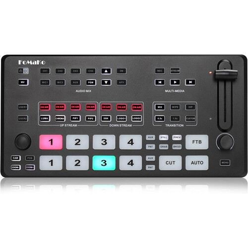 FoMaKo M1 4K HDMI Video Live Streaming Switcher/Mixer