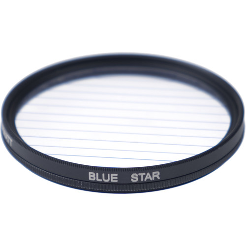 Formatt Hitech Fireburst Circular 58mm 4-Point Star Filter (Sapphire Blue)