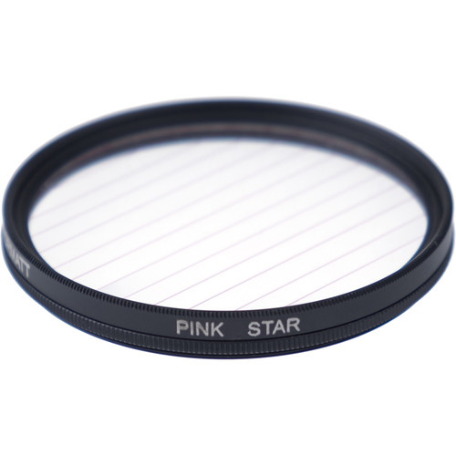 Formatt Hitech Fireburst Circular 82mm 6-Point Star Filter (Neon Pink)