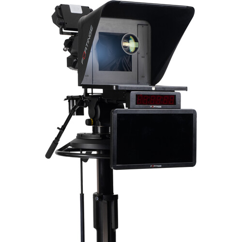 Fortinge 17" Studio Prompter Set with HDMI, BNC, VGA, SDI, and NDI Inputs