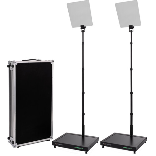 Fortinge PROC 15" High-Brightness Dual Conference Prompter Set with HDMI/Composite/VGA Inputs