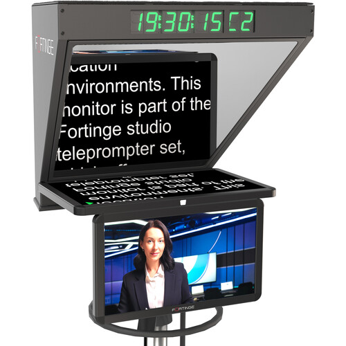 Fortinge ROBO High-Brightness Studio Teleprompter for PTZ Cameras (24")