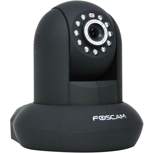 Foscam FI8910E Day/Night P/T Indoor PoE IP Camera (Black)