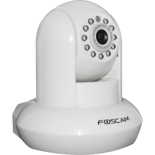 Foscam FI8910E Day/Night P/T Indoor PoE IP Camera (White)