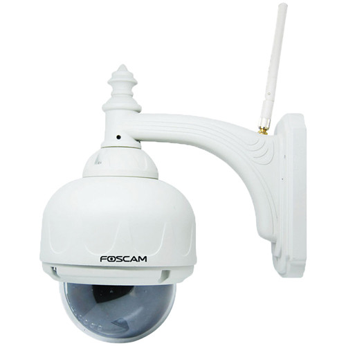 Foscam FI8919W Wireless Pan/Tilt Outdoor IP Camera (White)
