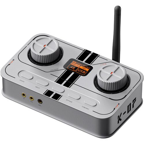 Fosi Audio K7 Desktop Gaming DAC and Headphone Amplifier (Silver)