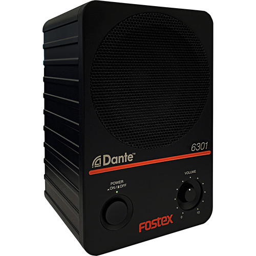 Fostex 6301DT Active 4" 20W Monitor Speaker with Dante (Single)