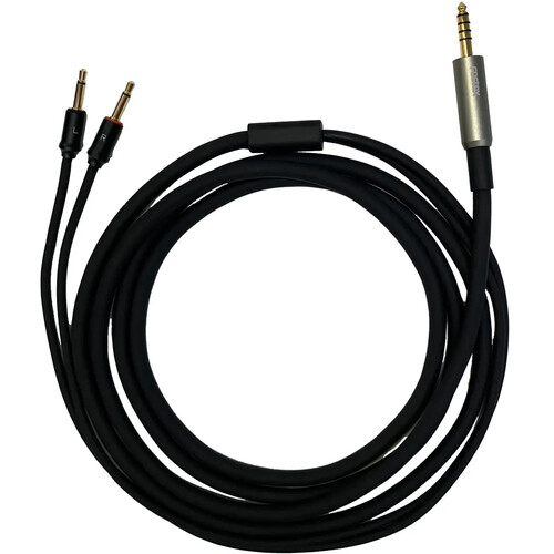 Fostex 4.4mm TRRRS to Dual 3.5mm TS Balanced Audio Cable for 900/1000 Headphones (6.6')