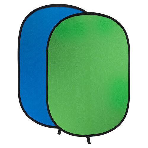 FotodioX Collapsible Portable Background (40 x 60", Chroma Blue/Chroma Green)