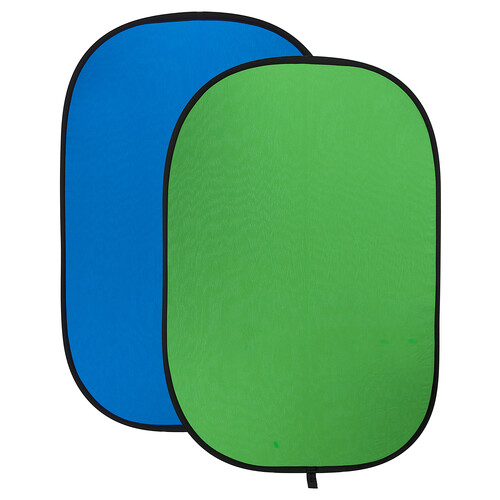 FotodioX Collapsible Portable Background (48 x 72", Chroma Blue/Chroma Green)