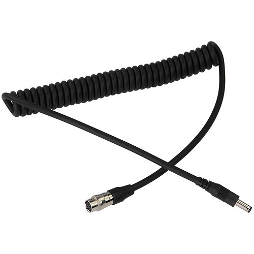 FotodioX B4 6-Pin Hirose to 12V DC Coiled Power Cable (15")