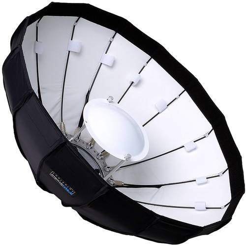 FotodioX EZ-Pro Foldable Beauty Dish Softbox Combo for Multiblitz Profilux Flash Heads (24")