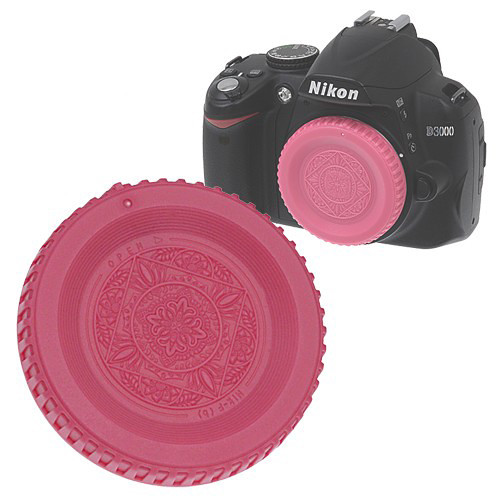 FotodioX Designer Body Cap for Nikon F Mount Cameras (Pink)