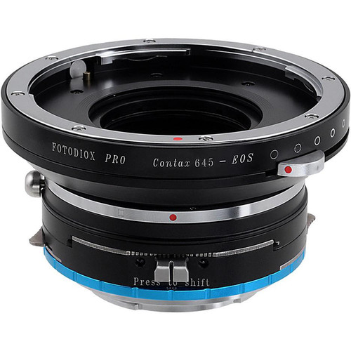 FotodioX Pro Shift Mount Adapter for Contax 645 Lens to Sony E-Mount Camera