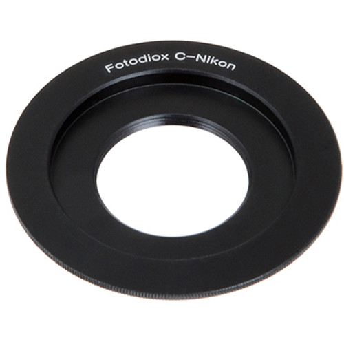 FotodioX Mount Adapter for C-Mount Lens to Nikon F-Mount Camera