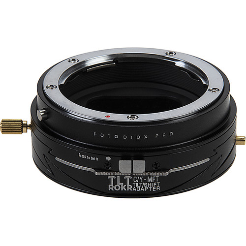 FotodioX Pro TLT ROKR Tilt-Shift Lens Mount Adapter for Contax/Yashica Mount Lens to Micro Four Thirds Mount Camera