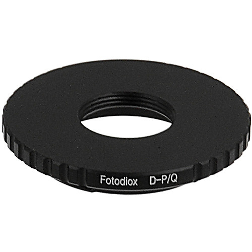 FotodioX Adapter for D-Mount 8MM Movie CCTV Lenses to Pentax Q Mount Mirrorless Cameras