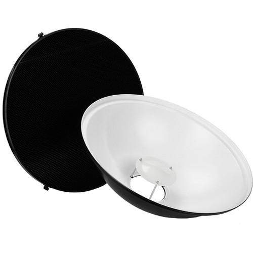 FotodioX Pro Beauty Dish Kit with 50-Degree Honeycomb Grid for Nissin Flashes (22")