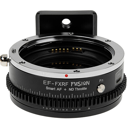 FotodioX Vizelex Cine ND Throttle Lens Mount Adapter for Canon EF Cinema Lens to FUJIFILM X-Mount Camera