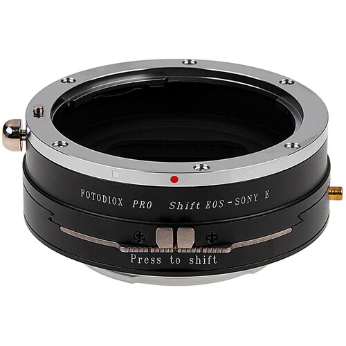 FotodioX Pro Lens Mount Shift Adapter for Canon EF/EF-S Lens to Sony E-Mount Camera