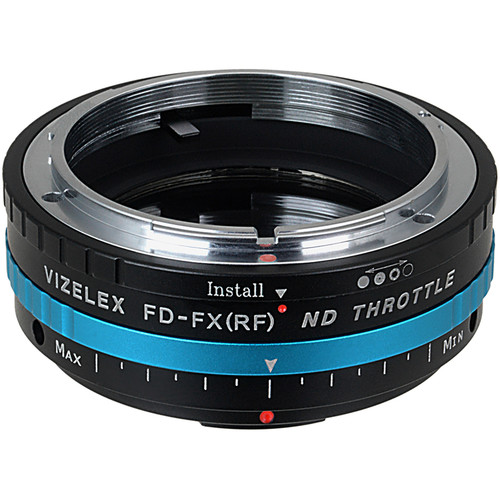 FotodioX Vizelex ND Throttle Lens Mount Adapter for Canon FD/FL-Mount Lens to FUJIFILM X-Mount Camera