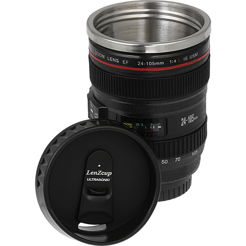 FotodioX LenZcup Replica Canon 24-105mm f/4L IS USM Lens Thermo Cup (Black)