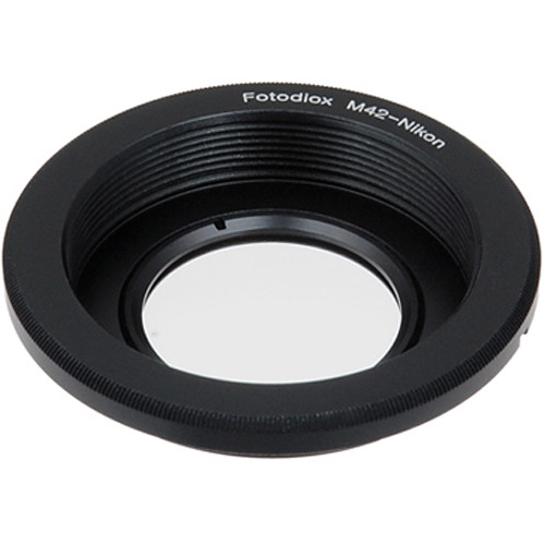 FotodioX Lens Mount Adapter for M42 Screw-Mount Lens to Nikon F-Mount Camera